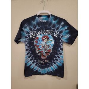 Grateful Dead & Company Liquid Blue Band Tee  Bertha Tour 2021 tie dye grunge